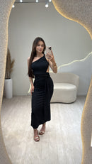 Vestido canelado Dubai