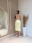 Vestido Costas Nuas Modal
