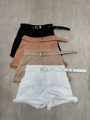 Short Alfaiataria Premium Com Cinto
