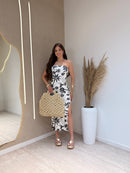 Vestido Poliamida Floral