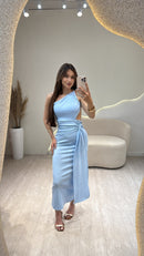 Vestido canelado Dubai