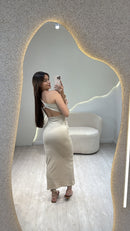 Vestido canelado Dubai