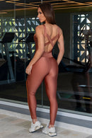 Macacão Fitness Mon Amour Bronze