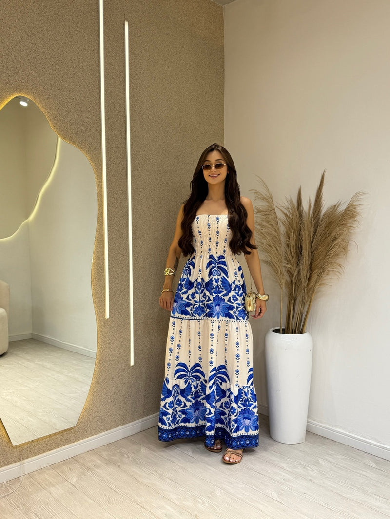 Vestido Floral lastex