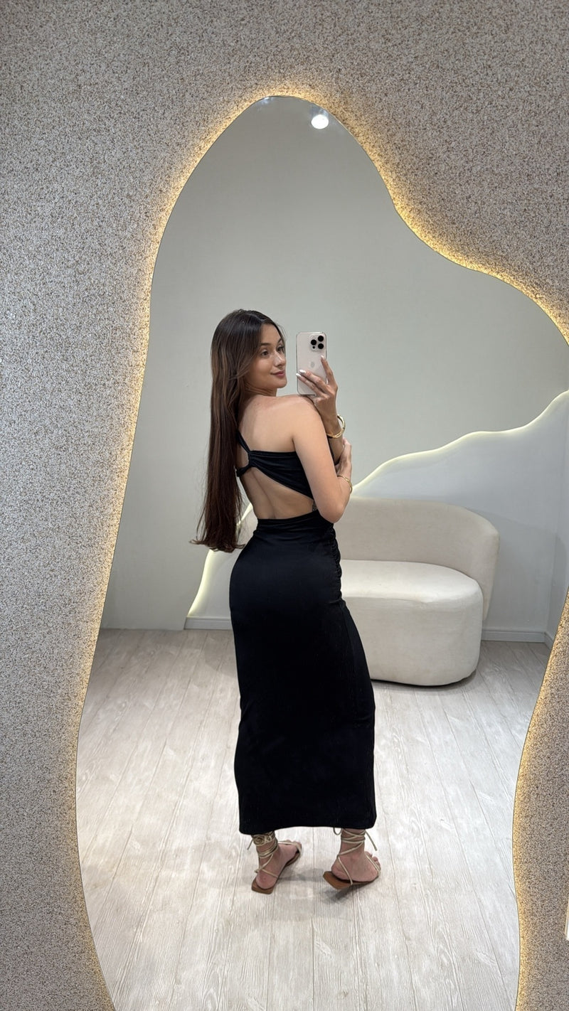 Vestido canelado Dubai