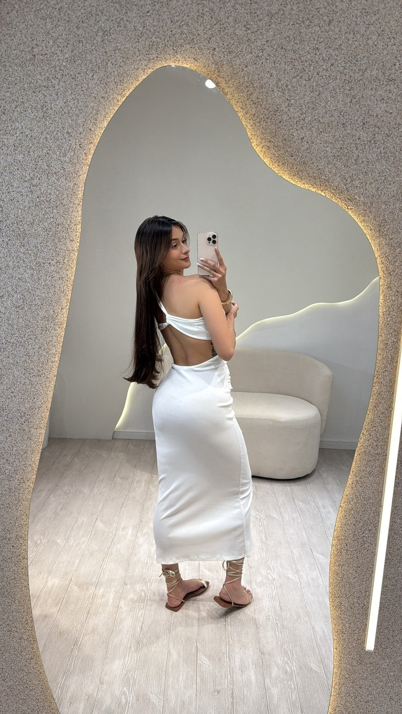 Vestido canelado Dubai
