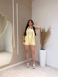 Conjunto Alfaiataria Colete + Short Zara