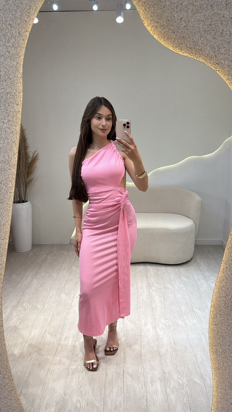 Vestido canelado Dubai