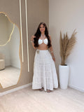 Conjunto Lorena Saia Longa e Top