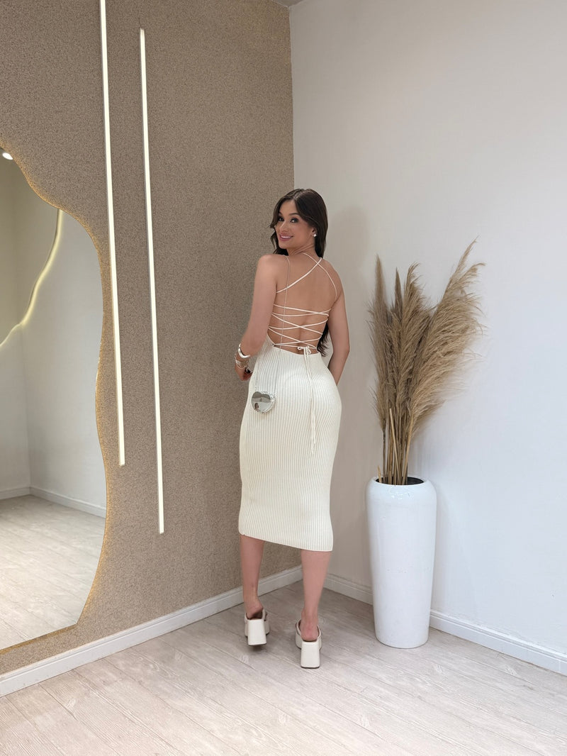 Vestido Costas Nuas Modal