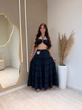 Conjunto Lorena Saia Longa e Top