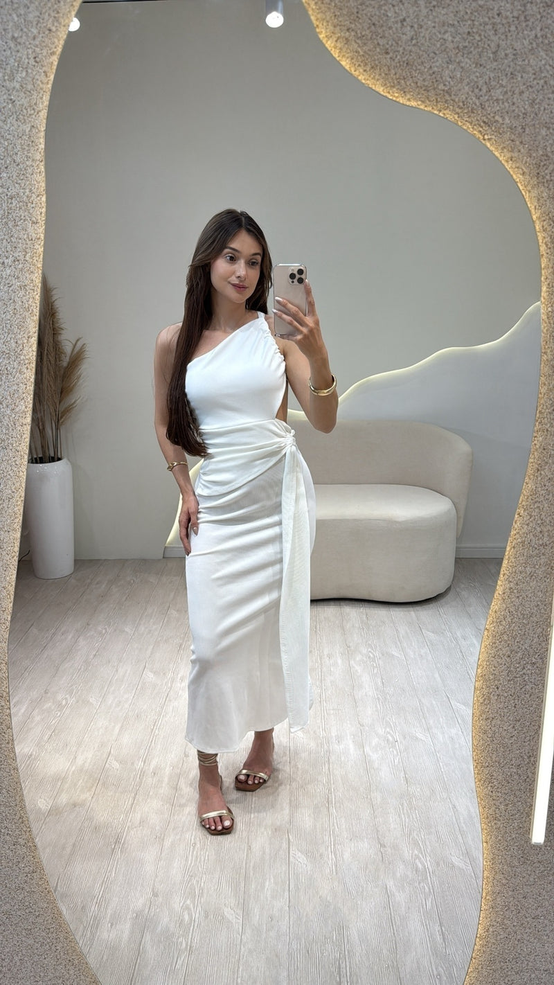 Vestido canelado Dubai